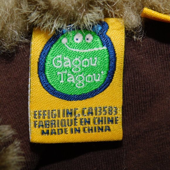 Gagou Tagou Girls 18 Months Plaid Jacket Fur Trim - Picture 2 of 11